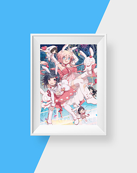 Bunny School Art Print