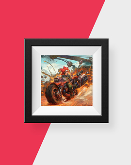 Mochi’s Island Art Print