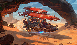 Witch Paragliding Minigame