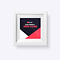 UNBX White Frame Print
